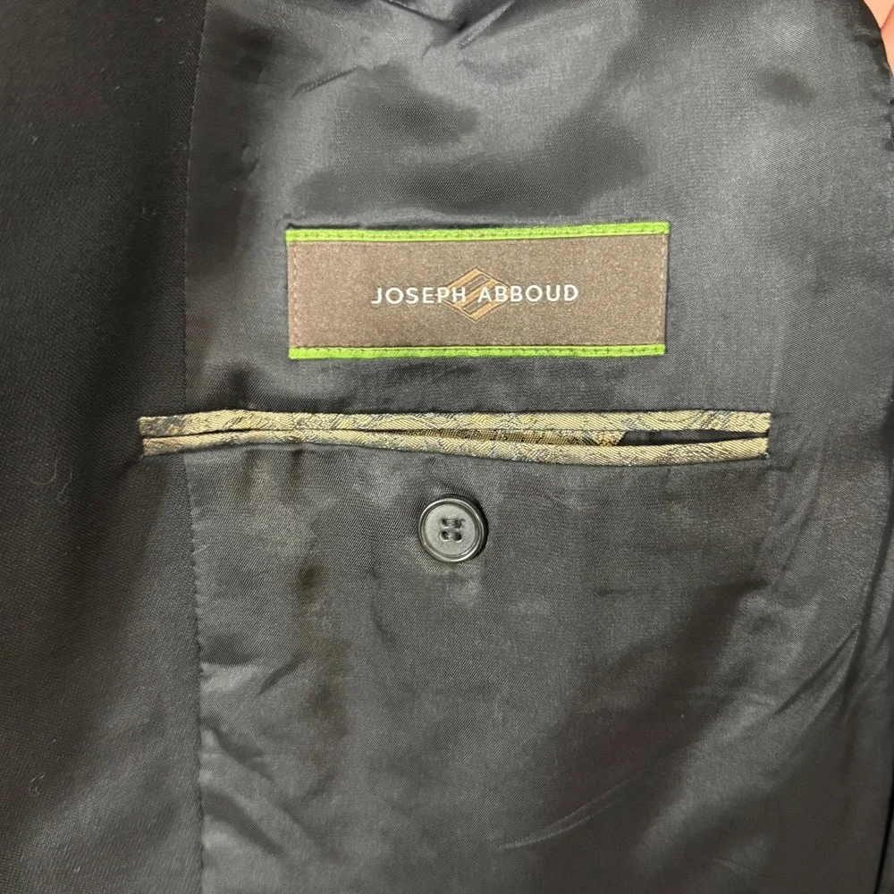 Vtg Joseph Abboud‎ Blazer Sport Coat 44R Wool USA Made Classic Ivy Prep School